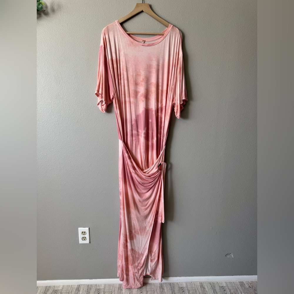 Free People Tie Dye Watercolor Alyssa Dress